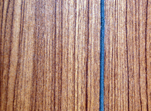 grooved paper overlaid plywood